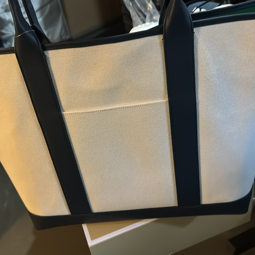 Extra Large Kate Spade Canvass Tote Bag - Picture 3 of 9